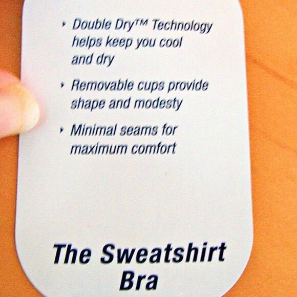 Champion Sweatshirt Chevron Racerback Sports Bra - Picture 4 of 12